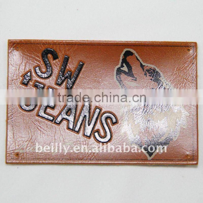 100% Eco-friendly Fashion Patches for Sprots Garment