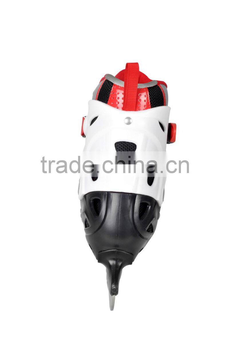 Super fast sport ice hockey 4 size adjustable ice skate for kids with high quality