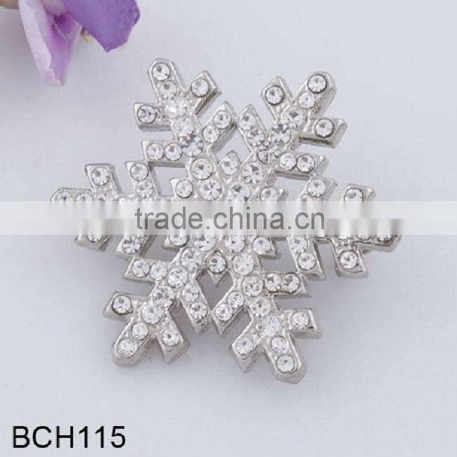 2013 Fashion Handmade Brooch With Snow Flower