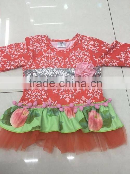 2016 new popular mustard pie remake girls boutique wholesale children's boutique clothing