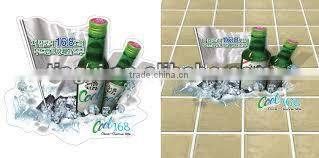 custom printing removable floor sticker