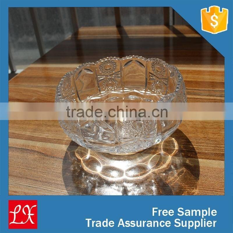 Factory new product antique glass fruit bowls