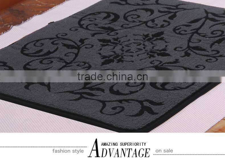 Professional black Microfiber Absorbent dish mat