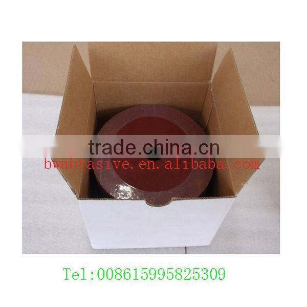 7" star hole abrasive fiber disc