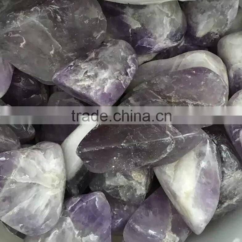 colorful agate crystal tumbled stone