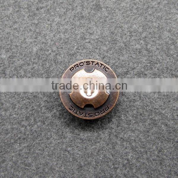 Classic copper plating buttons for jeans