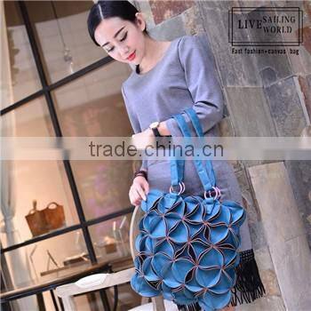 2016 Summer stylish PU leather tote bag for women