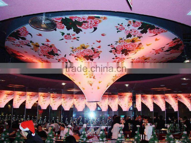Decorative stretch pvc ceiling film
