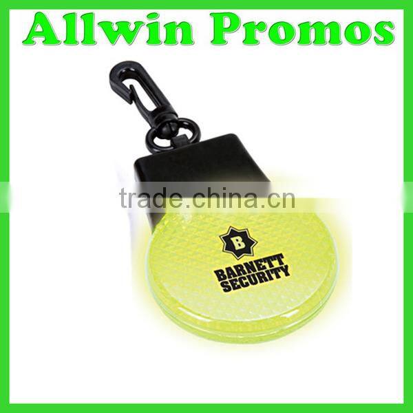 Promotional LED Flashlight Reflector with Keychain