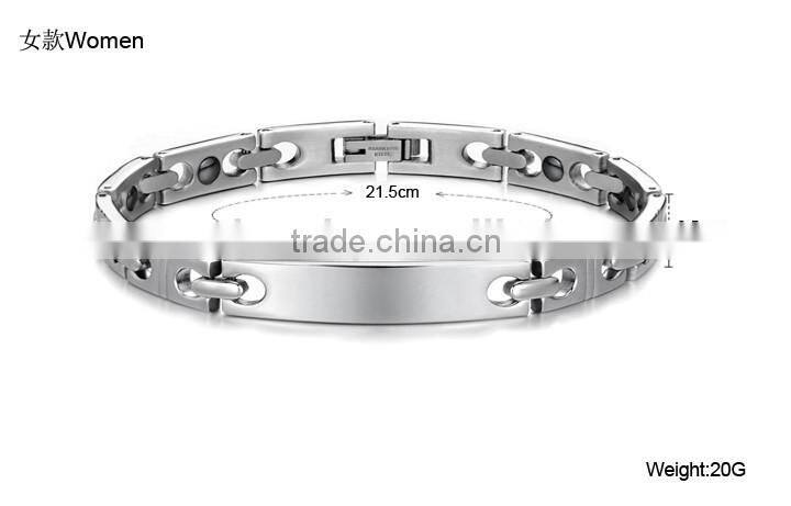 KSTONE Stainless steel magnetic bracelet,bio magnetic bracelet,magnetic bracelet