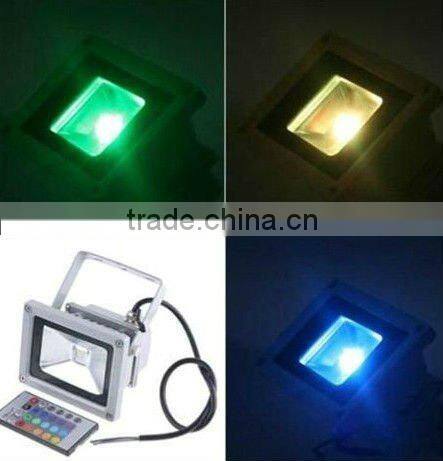 85-265V High power 10W RGB floodlights with 24Key remote controller