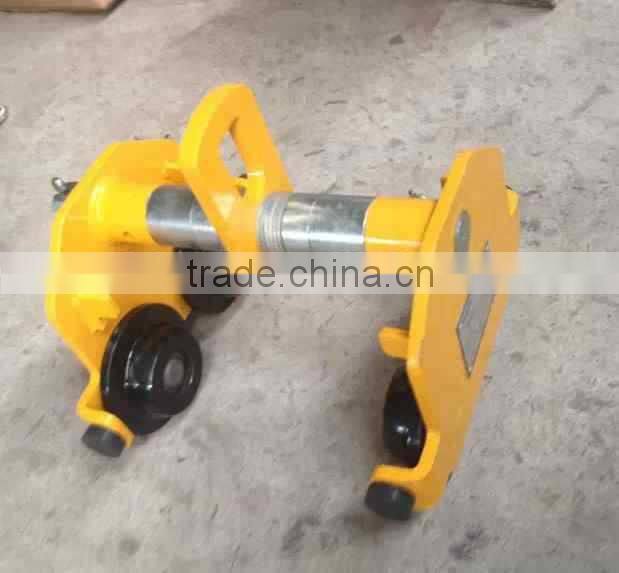Geared beam trolley, Manual geared trolley