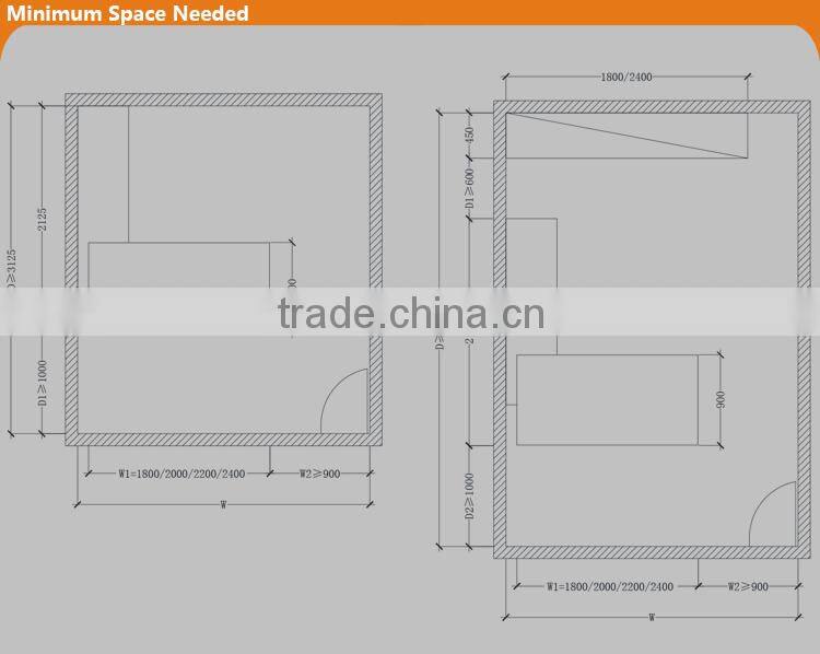 Luxury wooden executive office desk with metal frame