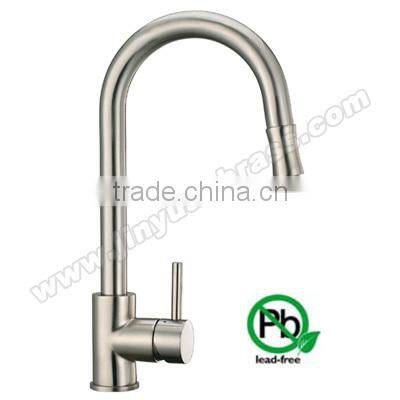 Antique kitchen faucets lead free brass material ridge cold and hot water