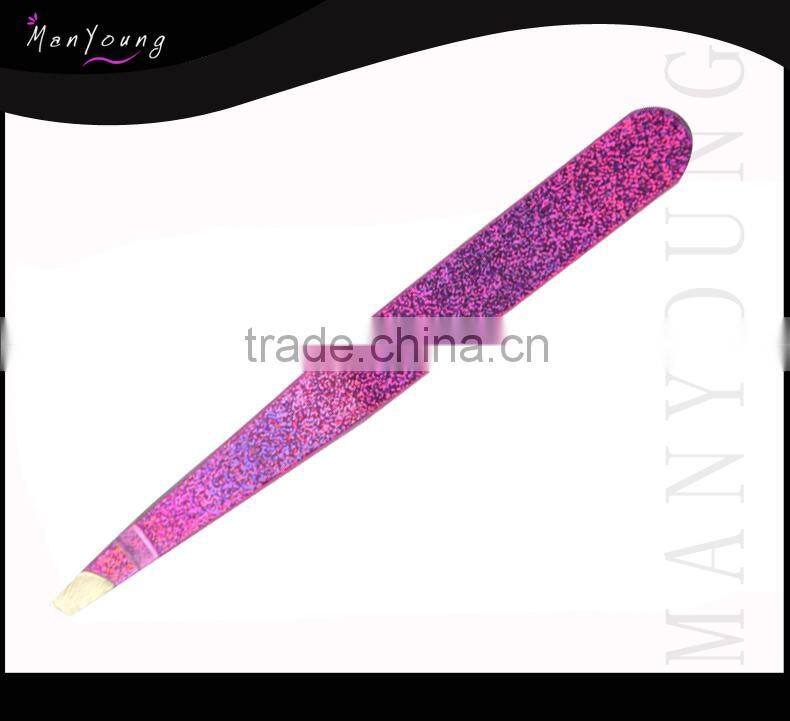 colored slant tweezer
