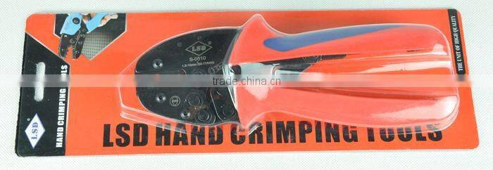 industrial crimping pliers S-0510 1.5-10mm2 20-17AWG non-insulated cable terminal crimping tool hand rachet tool