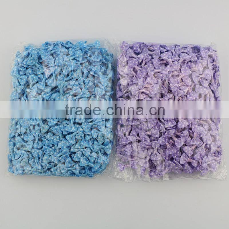 Wholesale fancy handmade gift bows package bows polka dots grosgrain ribbon bow