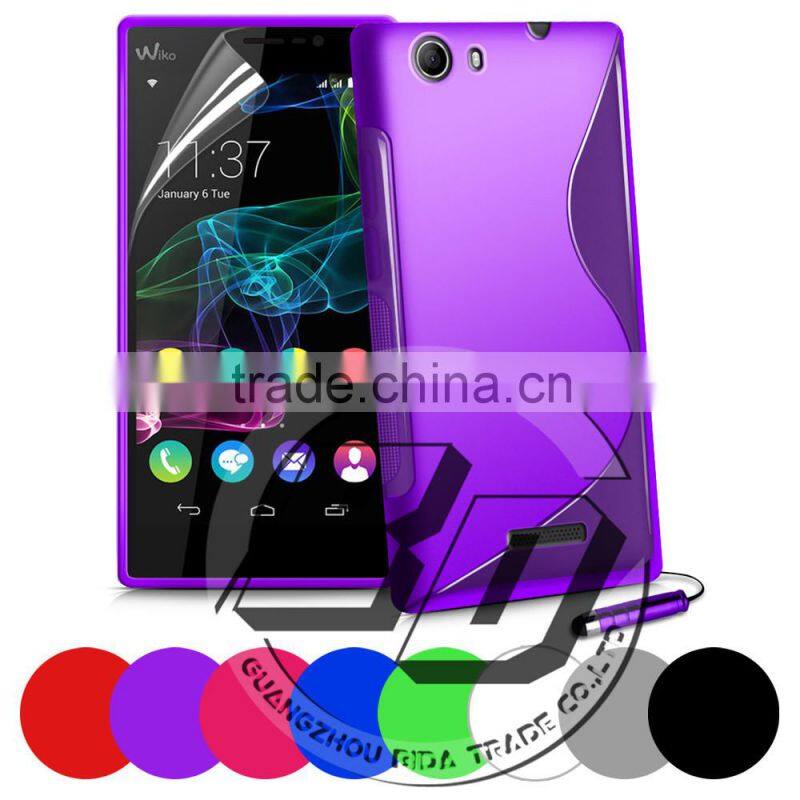 Ultra High Quality S Line soft TPU case for Wiko Ridge Fab 4G TPU case Factory price