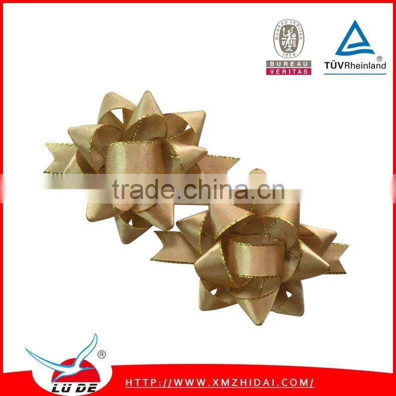 Holiday packing use Plaid ribbon bows/tartan ribbon bows/gingham ribbon bows