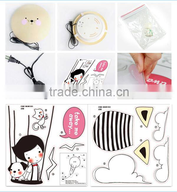 Cheap Wall Paper Light Alibaba China wholesale Hot DIY Catoon Kits Wall Lamp