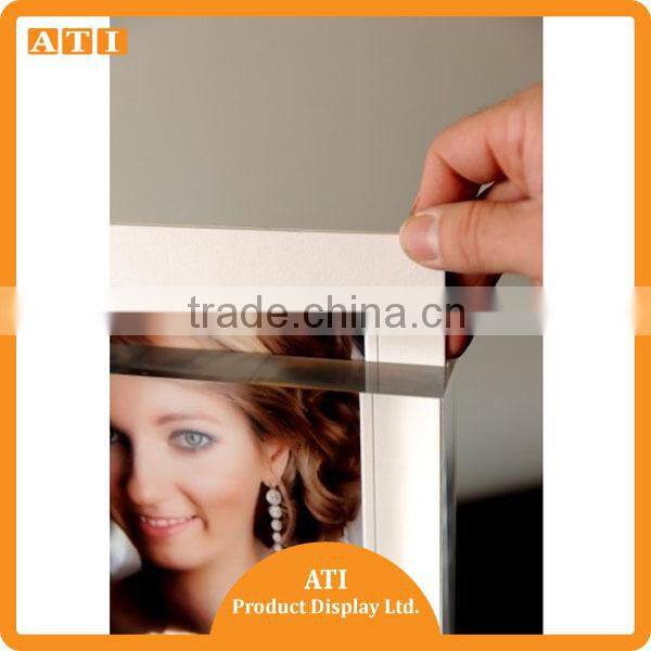 Hot sale 4 x 6 Acrylic Sign Holder with Slant Back Design Clear