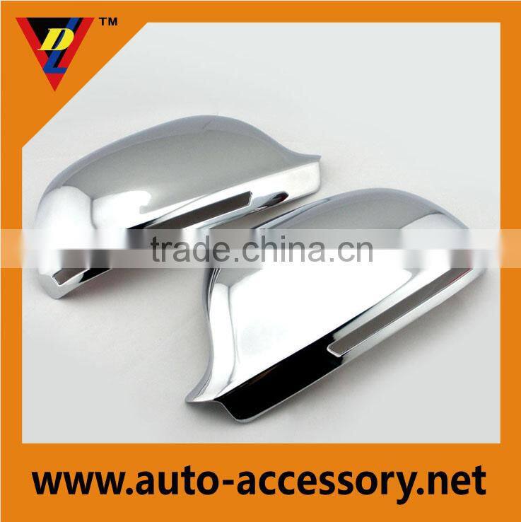 Chrome plating on plastic side mirror cover for 2008 2009 2010 2011 Audi A5 A4 A3 A6