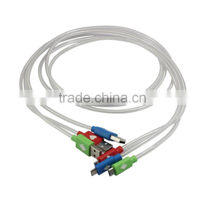 For Samsung and Other Smart Phone High Quality Illuminate Light Sync & Charging USB Data Cable