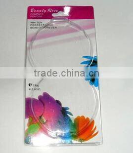 Japan Cheek massage card packaging pp clear produsts cards packaging