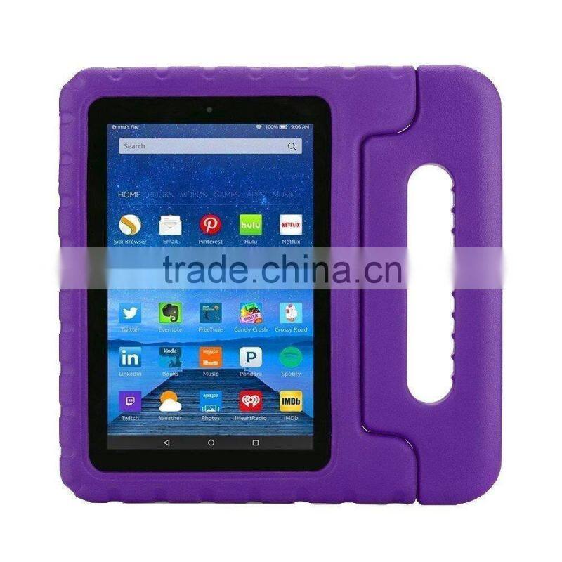Factory Price ShockProof Handle Light Weight Super Protective Stand Cover EVA Case for 2015 New Amazon Kindle Fire 7 inch