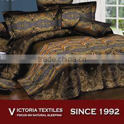 super soft micro fiber reactive printed chocolate bedding quilt cover set 3D