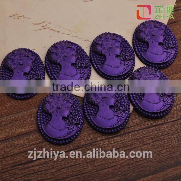 Wholesale resin fashion cameo cabochon