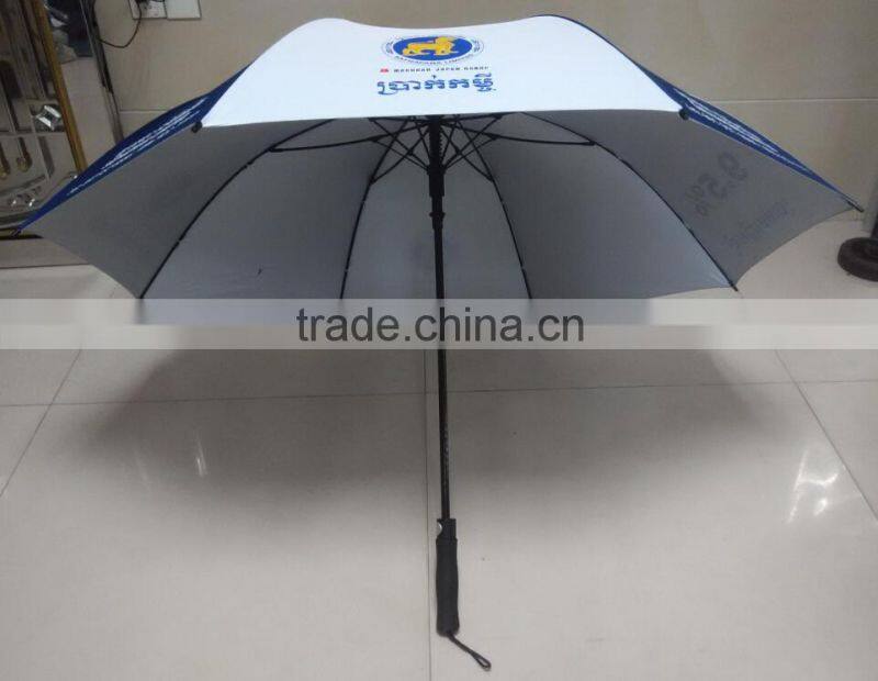 2015 Big automatic gift strong long shaft subway golf umbrella