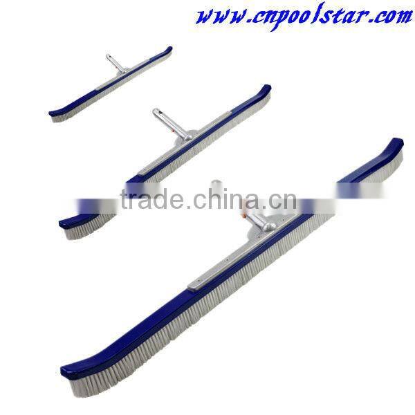 Hose Cleaning Brush 5.5:/14cm Polybristle Wall Brush with Alu Handle (P1407)