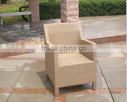 Banquet chair dinner arm chair in wicker rattan material