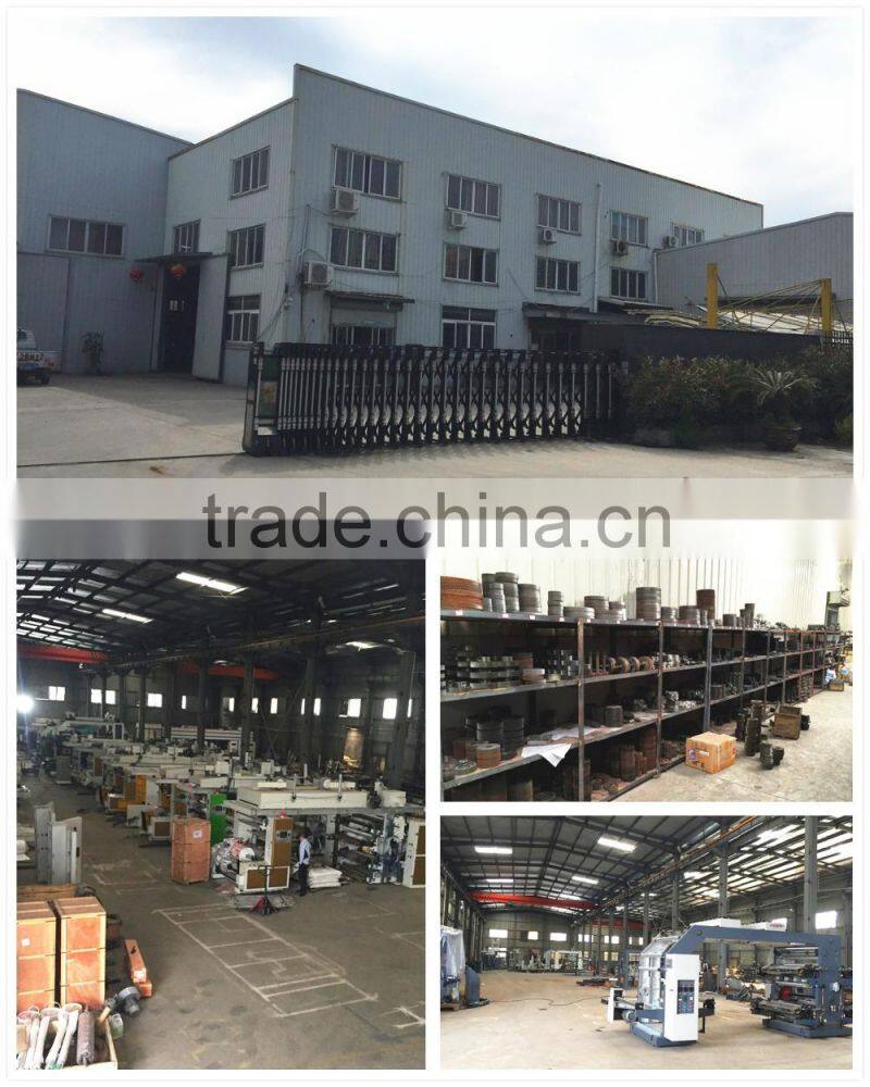 6 Color plastic bag roll Flexographic Printing Machine