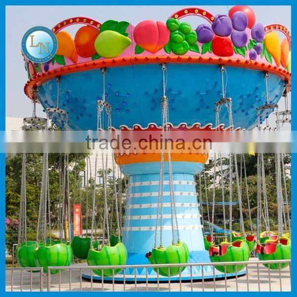 Park kids amusement equipment outdoor flying chair fruit flying chair ride for sale