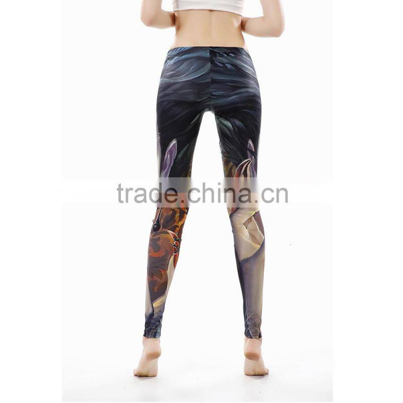2016 Summer New Design Spandex / Polyester Yoga Legging