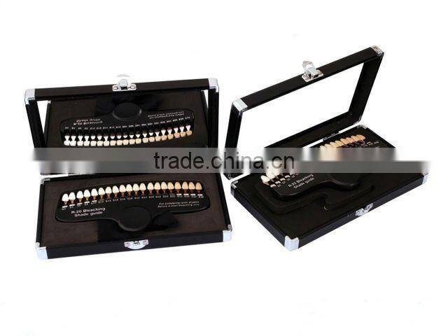 Teeth whitening shade guide with 20 shades, bleaching shade guide