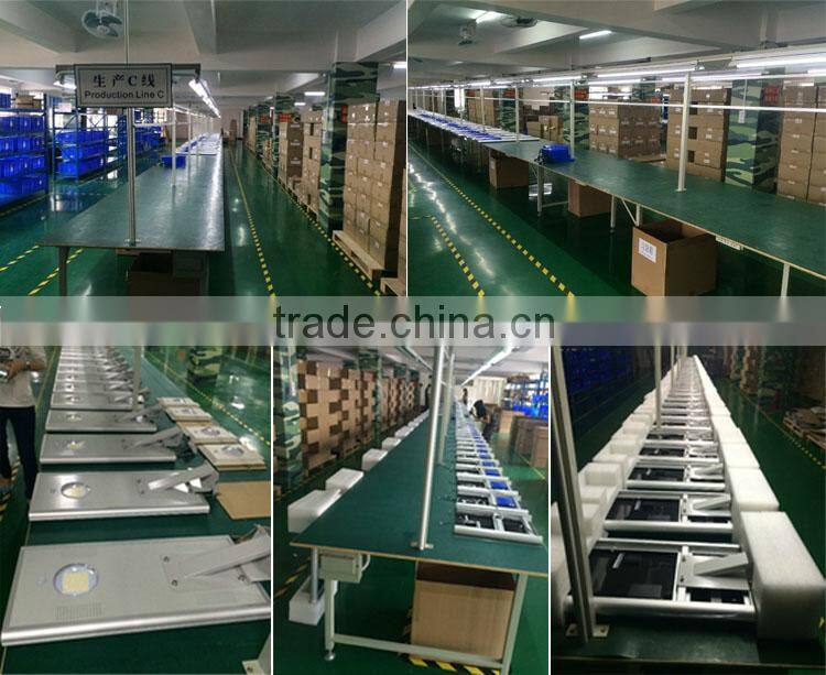 Factory Price CE RoHS Approval IP65 All in one Integrated LED Solar Highway Street Light