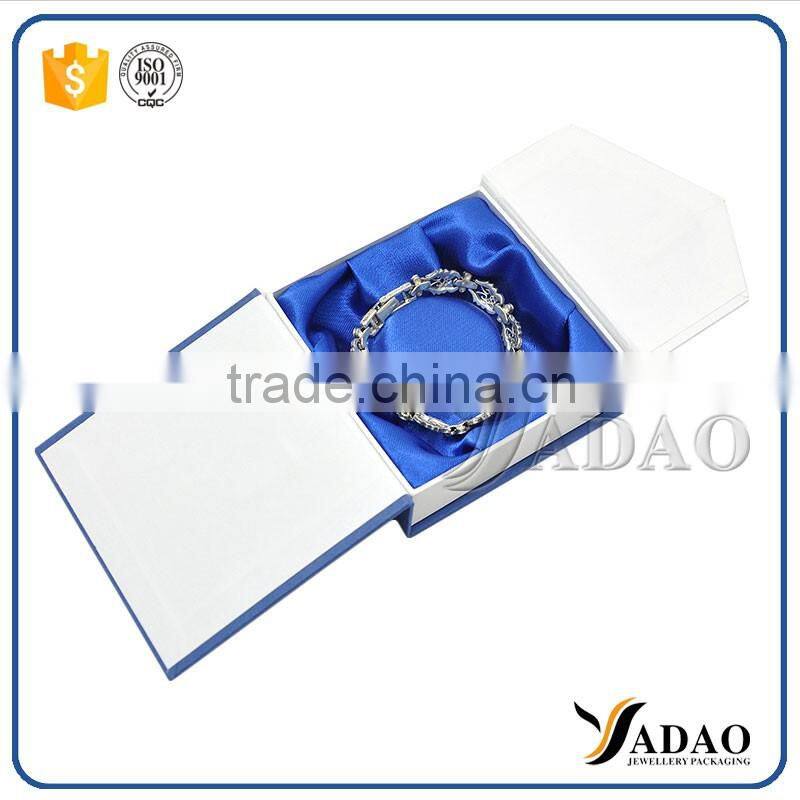 link lid cardboard custom box packaging paper box ribbon tie paper box for jewelry packaging