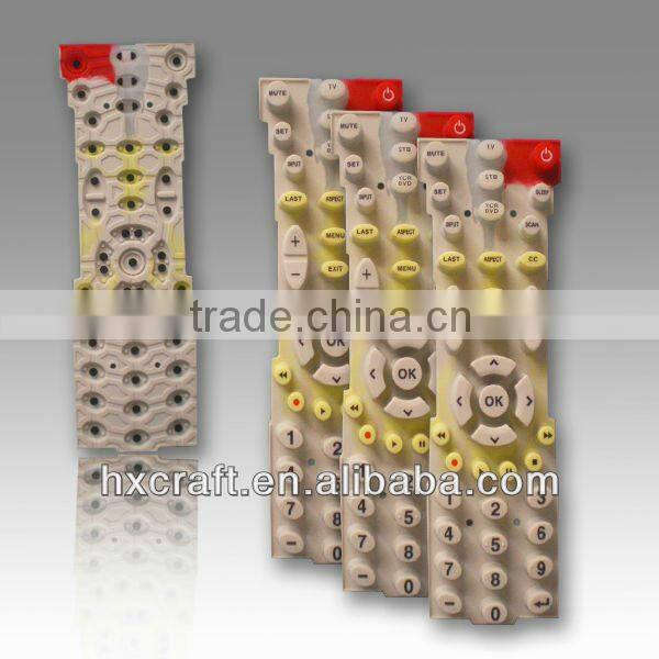 New design,Silicon rubber keypad for remote control,OEM is welcome