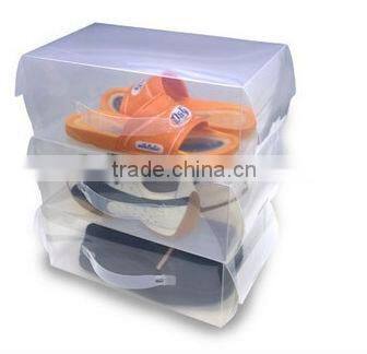 2013 folding plastic shoe box with lid