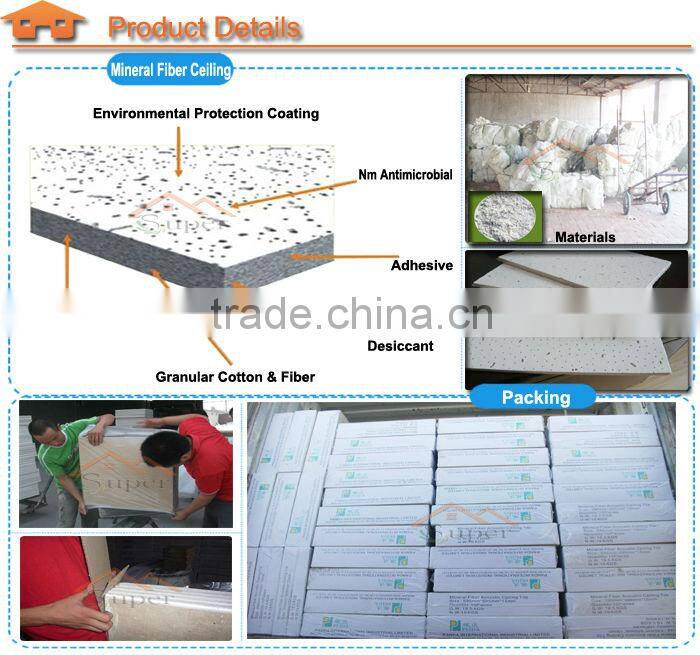 Artistic Ceiling Mineral Fiber Board 16MM