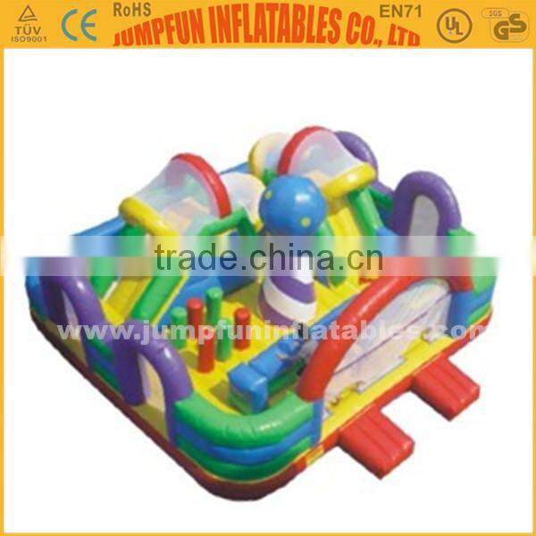 JFIP-183 INFLATABLE SLIDE AND OBSTACLE COURSE,CHILDREN PLAY ZONE INFLATABLE AIR BOUNCER/FUN CITY