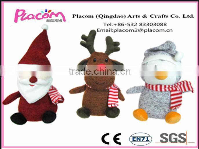 2016 New design Highquality Customize Cute Fashion Promotional gifts and Holiday gifts Wholesale Cheap Plush toy Red deer