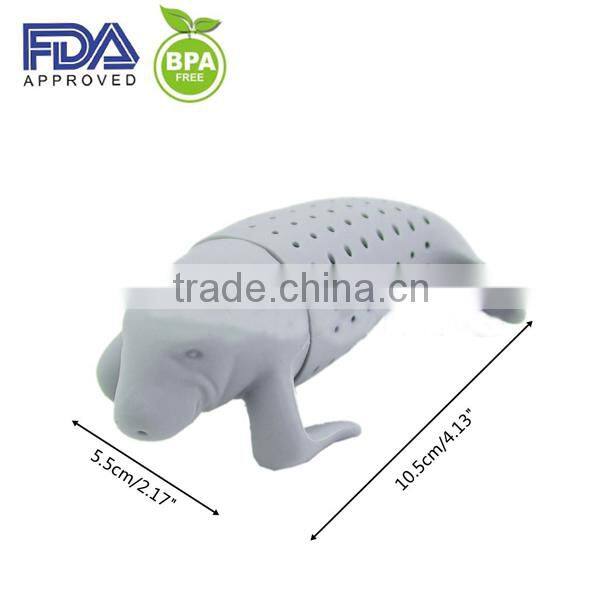 Friendly Silicone Mr. Tea Infuser Loose Mr Tea Leaf Strainer, Set of 2