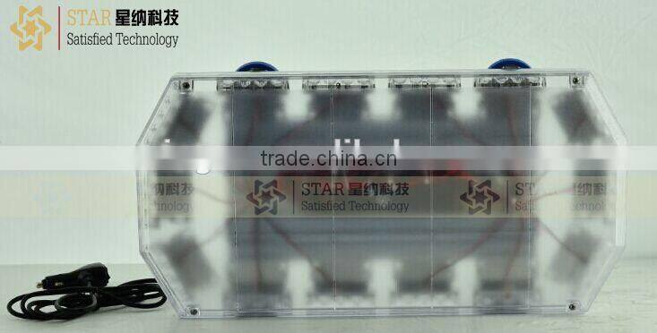 Hot selling amber police strobe led warning alarm mini led lightbar TBD-558