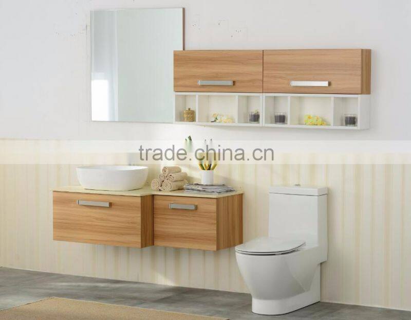 New design high quality bathroom furniture soild wood cabinet