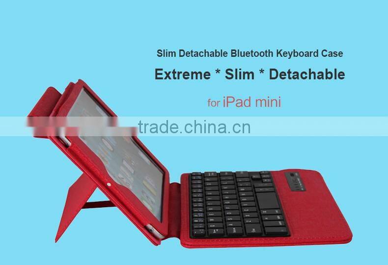 Top grade hot sell wireless keyboard for tablet pc iPad mini1/2/3-SPM02