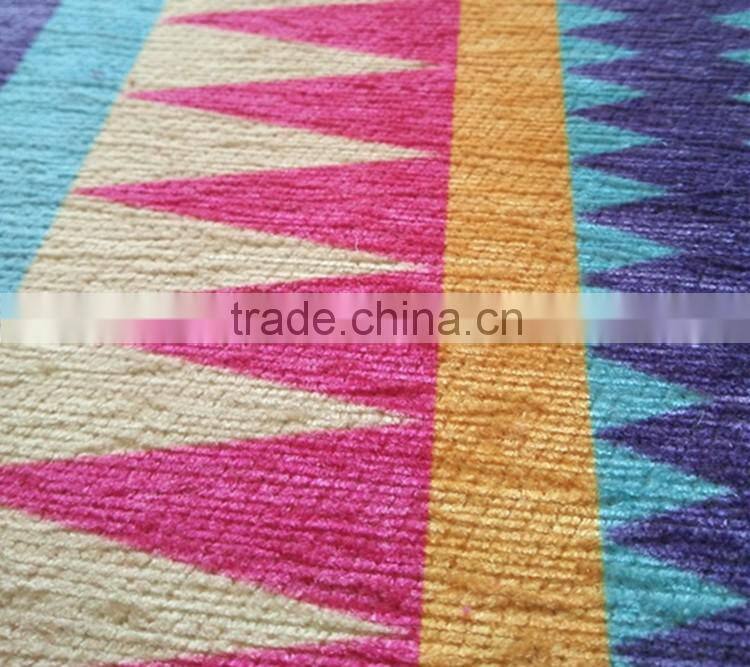 custom jet printing chenille mat